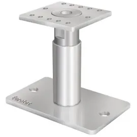 e.u.r.o.tec gmbh Pfostenträger 140 x 50 mm Silber/Feuerverzinkt