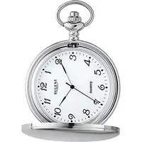 Regent Taschenuhr Regent Herren Taschenuhr Analog Gehäuse, (Analoguhr, Analoguhr), Herren Taschenuhr rund, extra groß (ca. 47mm), Metall, Elegant silberfarben