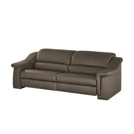 HIMOLLA Sofa Leder 3-Sitzer Braun