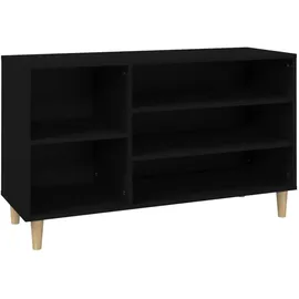 vidaXL Schuhregal 102 x 36 x 60 cm schwarz