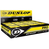 Dunlop Pro Double Yellow Dot Squashball-box - White - 24 x 12 Kugeln