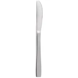 Schachtel mit 12 Tafelmessern aus Edelstahl der Hotel-Serie