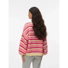 Vero Moda VMMAYBE STRIPE LS O-NECK Pullover Chintz Rose Stripes 42/44