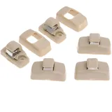 WANZHI [Replacement] 5Pcs Auto Sonnenblende Haken Clips Nieten Auto Sonnenschutz Bord Halterung Aufhänger Halter 443857562B for Audi A2 a3 A4 B6 A5 Cabriolet