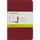 Moleskine Cahier Notizhefte (blanko, Pocket, Kartoneinband) 3-er-Set preiselbeerrot