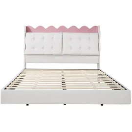 XDOVET Polsterbett 140 x 200 cm Beige