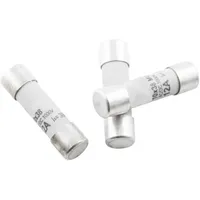 TRU Components Feinsicherung (Ø x L) 10.3mm x 38mm 500V Träge -T- Inhalt