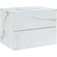 [en.casa] Hängeschrank Ampfing 40 x 29 x 30 cm Weiß