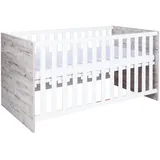 Arthur Berndt Babybett Bente 70 x 140 cm Weiß, Eiche,