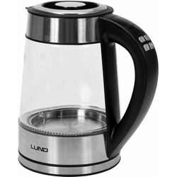 Toya Glass teapot – kettle LUND, with temperature control, LED lighting, 1.7L, Wasserkocher, Mehrfarbig