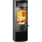 Austroflamm Kaminofen Flok 2.0 -  mit Warmhaltefach Keramik, Sockel und Heat Memory System