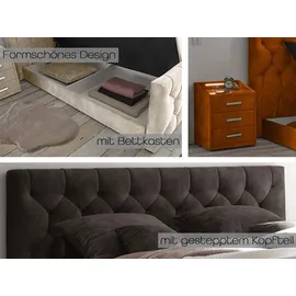 ed exciting design Boxspringbett Cashfield ¦ creme ¦ Maße (cm): B: 200 H: 113