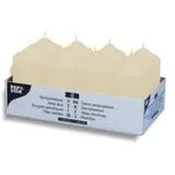 Papstar Stumpenkerzen 10 x 5 cm 8 St. creme