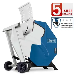 SCHEPPACH Wippsäge HS730 Scheppach - 400V 50Hz 5000W | 700mm | HW-Sägeblatt | 1m Schnittlänge | max. 250mm Durchmesser