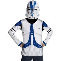 Rubie ́s Kostüm Star Wars Clone Trooper Kostümset für Kinder, Schnell und easy verkleidet als Stromtrooper aus 'Clone Wars' weiß 116