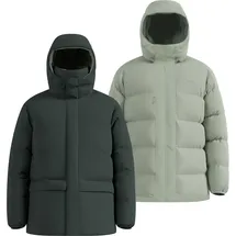 Odlo The Ascent Reversible Down Hooded Parka urban chic grün S