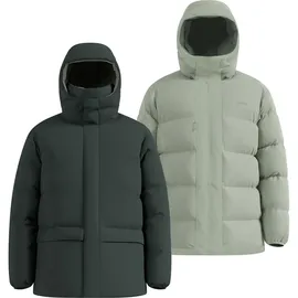 Odlo The Ascent Reversible Down Hooded Parka urban chic grün S