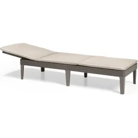 KETER Jaipur Gartenliege 195 x 65 x 22 cm Braun
