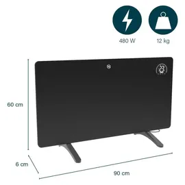 Princess Intelligente Infrarotheizung 480 W Schwarz