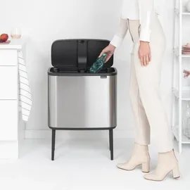 Brabantia Bo Touch Bin 34 l matt steel fingerprint proof