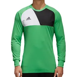 adidas Herren Torwart-Trikot feuchtigkeitsregulierendes Fußball Langarm-Shirt Assita 17 mit ClimaLite AZ5400 Grün - M
