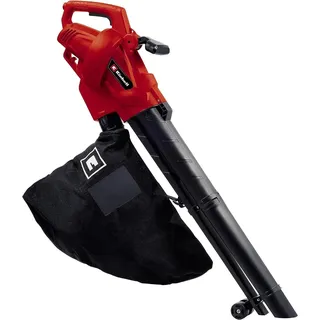 Einhell Elektro-Laubsauger GC-EL 3024 E (Saug-/Blasfunktion, Saugrohr Ø 75 mm, Saugleistung 650 m3/h, Häckselfunktion, Häckselrate 10:1, Blasgeschwindigkeit 240 km/h, Fangsack 40 L)