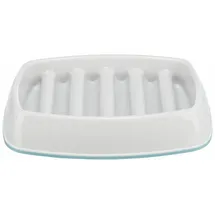 Trixie Slow Feeding Kunststoffnapf grau, 0,25 l/21 × 14 cm