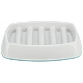 Trixie Slow Feeding Kunststoffnapf grau, 0,25 l/21 × 14 cm