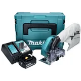 Makita - Dcc 500 Rg1j Akku Diamantschneider 18 V 125 Mm Brushless + 1x Akku 6,0 Ah + Ladegerät + Makpac