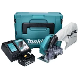 Makita - Dcc 500 Rg1j Akku Diamantschneider 18 V 125 Mm Brushless + 1x Akku 6,0 Ah + Ladegerät + Makpac