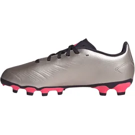 adidas Predator League Kids MG Platinum Metallic / Aurora Black / Turbo 36 2/3