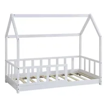 habitat garten Kinderbett Charlotte 80 x 160 cm Holz matt weiß