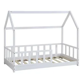 habitat garten Kinderbett Charlotte 80 x 160 cm Holz matt weiß