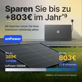 solakon Balkonkraftwerk onPower 2000W 5 m Kabel