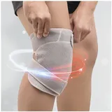 InnovaGoods Kniebandage mit Wärme und Kälte Gelkissen Grau One Size