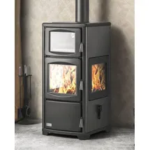 Teba TKS 19 Stahl Schwarz/Abdeckplatte Glas