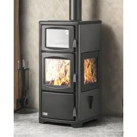 Teba TKS 19 Stahl Schwarz/Abdeckplatte Glas