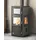 Teba TKS 19 Stahl Schwarz/Abdeckplatte Glas
