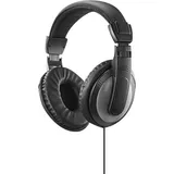 Hama Fernsehkopfhörer ShellTV II, Over-Ear, einseitiges, langes Kabel (6m), SW