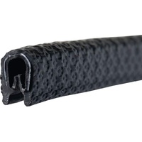 PROMAT Kantenschutz Klemmber.1-2mm L.10m B.6,5mm H.9,5mm schwarz PROMAT