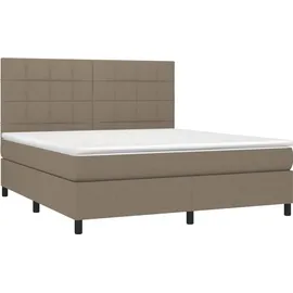 vidaXL Boxspringbett 180 x 200 cm Schwarz