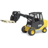 Bruder 02512 - Teletruk mit Palette gelb/schwarz 1:16