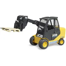 Bruder 02512 - Teletruk mit Palette gelb/schwarz 1:16