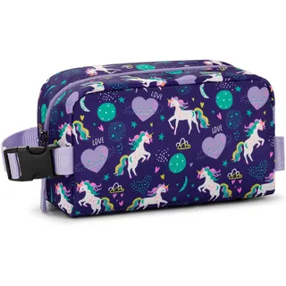 Choco Mocha Lunchtasche Kinder Isoliertasche Kühltasche Klein Thermo Gefrierbar Tasche für Mädchen Jungen Lunchbox Tasche für Schule Picknick Camping, Lila Einhorn