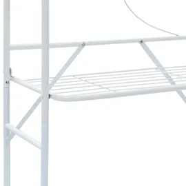 vidaXL Toilettenregal Schwarz 60x33x174 cm
