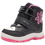 GEOX Baby-Mädchen B FLANFIL B ABX Ankle Boot, Black/Fuchsia, 21 EU