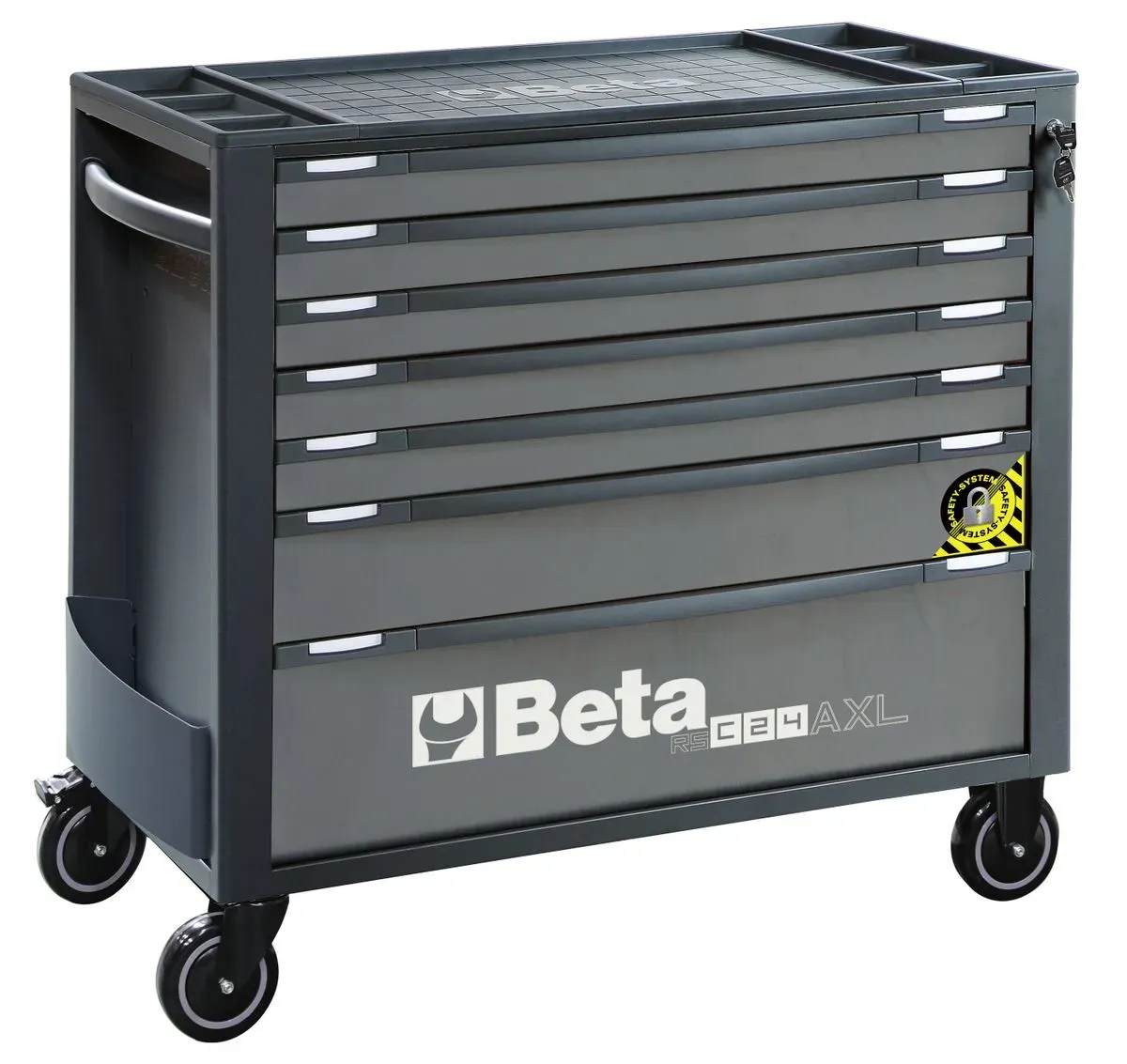 Beta Werkzeugwagen RSC24AXL/7-A mit 7 Schubladen - 97 cm - Grau