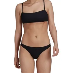 adidas Damen Bikini Bustier-Bikini mit herausnehmbaren Cups Bade-Mode 47549649 Schwarz - XS