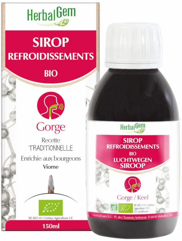 HerbalGem Sirop Refroidissements 150 ml sirop
