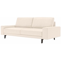 HÜLSTA sofa 2-Sitzer »hs.450«, Armlehne breit niedrig, Alugussfüße in umbragrau, Breite 180 cm weiß